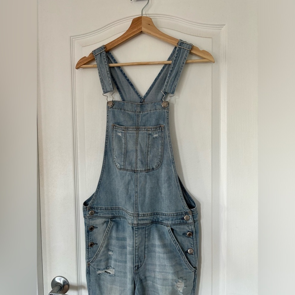 AMERICAN EAGLE Distressed  Overalls - Picture 5 of 6